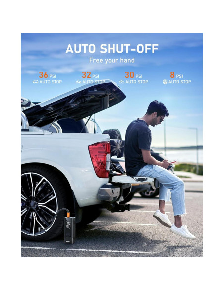 Compresor de Aire JUSUOX CZK-5642 150 PSI Portátil Inalámbrico