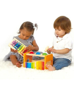 Banco de Golpes Hape con Xilófono Amarillo - Juguete Musical 2