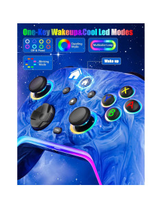 Controlador Inalámbrico Nintendo Switch Pro Azul 1200mAh 2