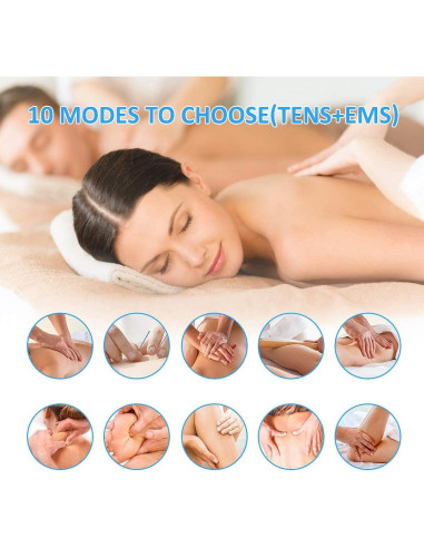 Masajeador TENS OSITO Inalámbrico EMS Recargable para Dolor