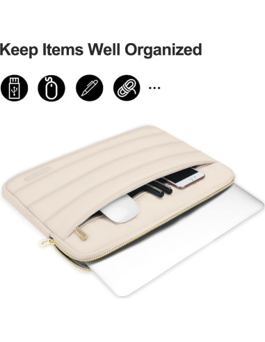 Funda Acolchada para Laptop 13.3" MOSISO Arena con Bolsa