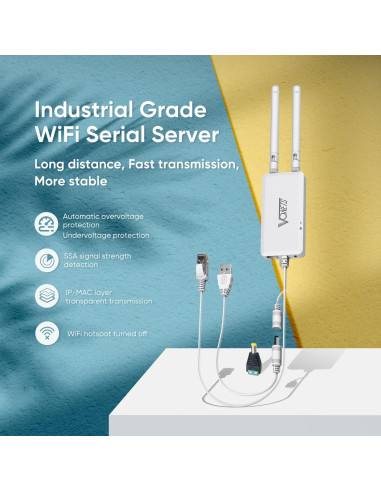 Adaptador Ethernet a WiFi VONETS VAP11S-232 300Mbps Mini