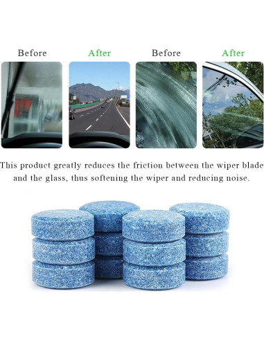 100 Tabletas de Limpieza Parabrisas Yourkar 0.24 kg Ecológicas