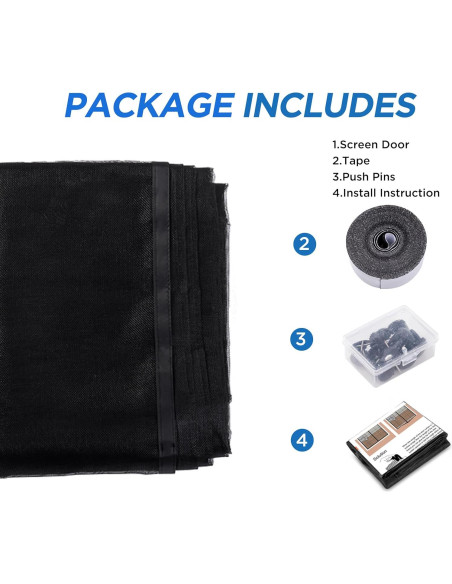 Pantalla de Garaje Magnética Eletecpro 4.88x2.13m Fibra Vidrio