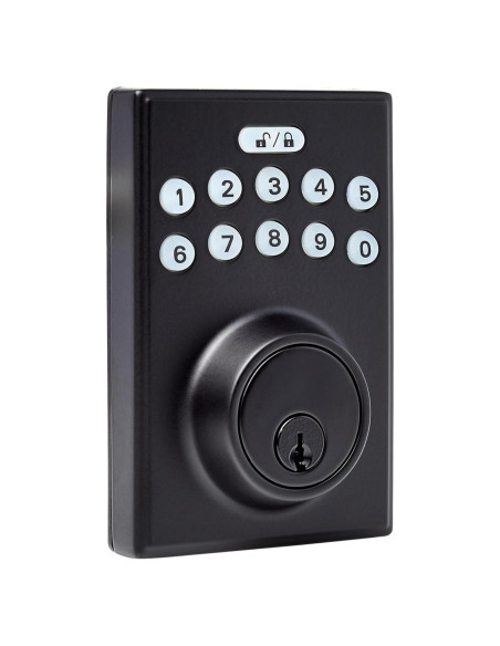 Cerradura Electrónica Amazon Basics PL1S4910 Teclado Táctil