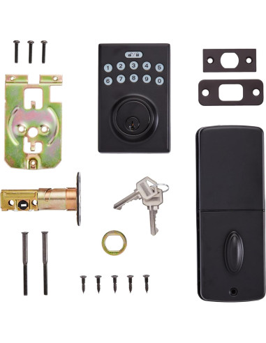 Cerradura Electrónica Amazon Basics PL1S4910 Teclado Táctil