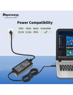 Adaptador de CA 45W HP Pavilion x360 Envy Elitebook 840 2