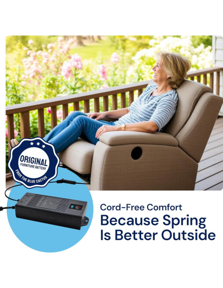 Batería Universal The Blue Cactus 2500mAh para Reclinables