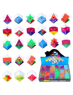 Juego de Laberinto 3D Wekity 24PCS para Niños y Adolescentes