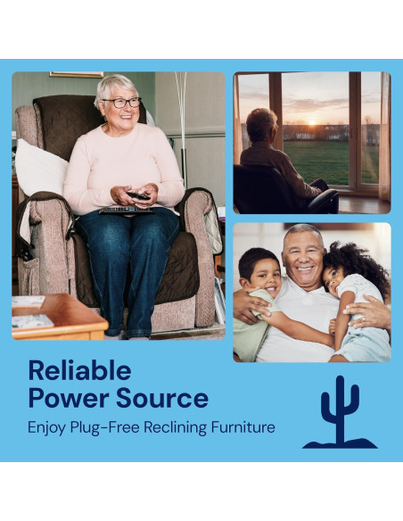 Batería Universal The Blue Cactus 2500mAh para Reclinables