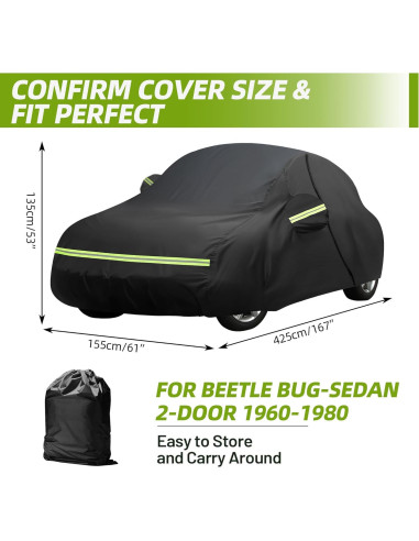 Cubierta Impermeable MAITUYU para Beetle Bug 1960-1980