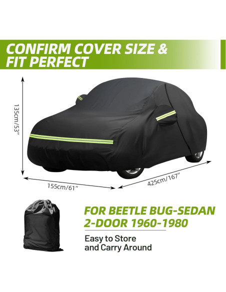 Cubierta Impermeable MAITUYU para Beetle Bug 1960-1980