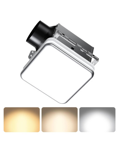 Ventilador de Baño Consciot con Luz LED 1500lm 110/160 CFM