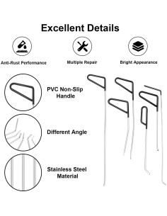 Barras de Reparación de Abolladuras ROADGIVE 6 Piezas 2