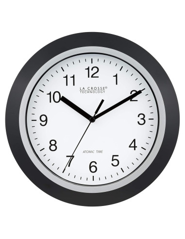 Reloj de Pared Analógico La Crosse 25,4 cm Autoajustable