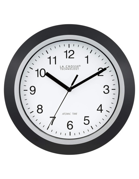 Reloj de Pared Analógico La Crosse 25,4 cm Autoajustable