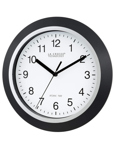 Reloj de Pared Analógico La Crosse 25,4 cm Autoajustable