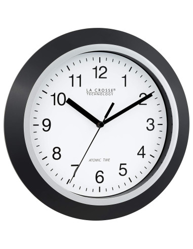 Reloj de Pared Analógico La Crosse 25,4 cm Autoajustable