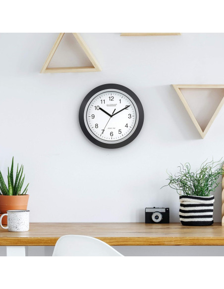 Reloj de Pared Analógico La Crosse 25,4 cm Autoajustable