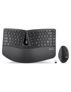 Teclado Mini Ergonómico Perixx PERIDUO-606 Inalámbrico