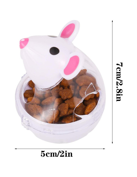 Dispensador de Comida para Gatos Tiopeia 5x7 cm Juguete Interactivo