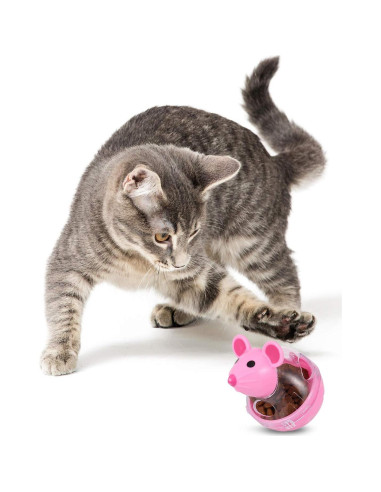 Dispensador de Comida para Gatos Tiopeia 5x7 cm Juguete Interactivo