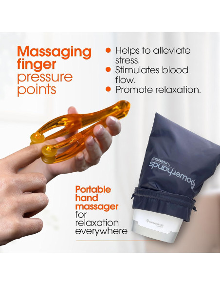 Masajeador de Manos Powerhands con Calor y Compresión