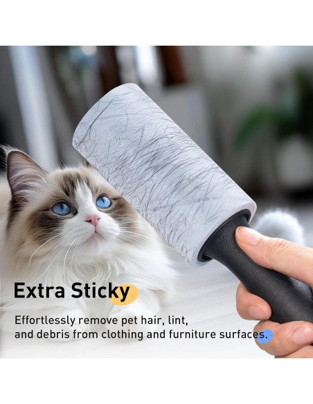 Rodillo Removedor de Pelo de Mascotas CasaCulina 220 Hojas