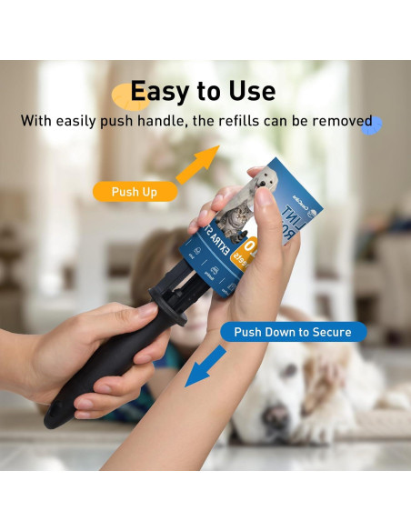 Rodillo Removedor de Pelo de Mascotas CasaCulina 220 Hojas