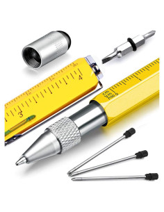 Bolígrafo Multitool Hongred Naranja 6 en 1 15,24 cm