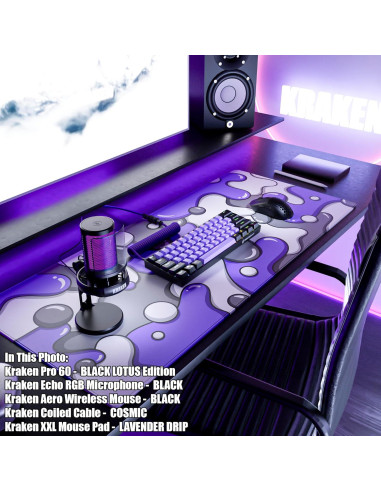 Cable Teclado Enrollado Kraken USB-C 1.52m Aviador