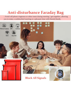Bolsas Faraday Ohwekit 3 Piezas Protección Señal RFID 2