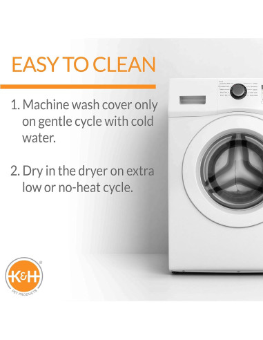 Cama Elevada K&H para Mascotas Pequeña 48 cm Gris