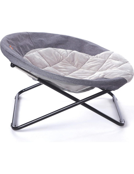 Cama Elevada K&H para Mascotas Pequeña 48 cm Gris