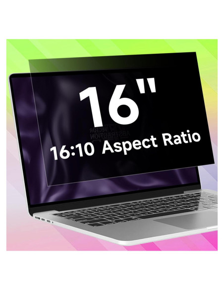 Filtro de Pantalla de Privacidad Antirreflejo 16 Pulgadas ANTOGOO V