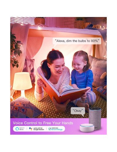 Bombillas Inteligentes TREATLIFE A19 E26 9W 800 Lúmenes 4 Pack