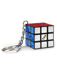 Cubo Rubik 3x3 Llavero Spin Master - Mini Rompecabezas Colorido