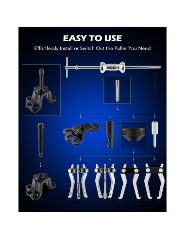 Conjunto Extractores Martillo Deslizante Orion 9 Vías 7,79 kg