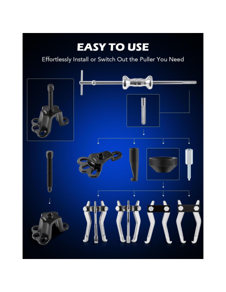 Conjunto Extractores Martillo Deslizante Orion 9 Vías 7,79 kg