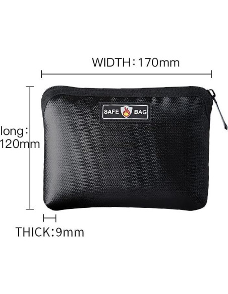 Bolsa a Prueba de Fuego DOITOOL 17x12cm para Efectivo