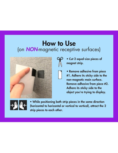 Tira Magnética Adhesiva Dowling 2.54 cm x 3.05 m para Manualidades