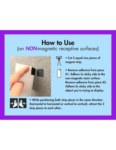 Tira Magnética Adhesiva Dowling 2.54 cm x 3.05 m para Manualidades