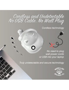 Jiggler de Touchpad Inalámbrico Work-Life Balance Gato Gris 2