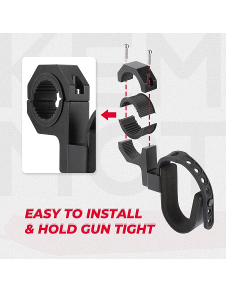 Soporte de Herramientas KEMIMOTO para UTV 1.75-2"