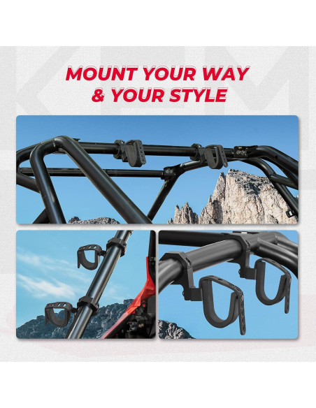 Soporte de Herramientas KEMIMOTO para UTV 1.75-2"