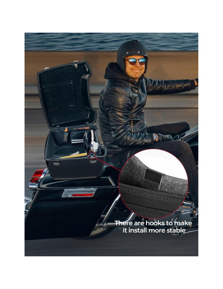 Organizador KEMIMOTO para Tour Pack 2014-2024 con Ganchos