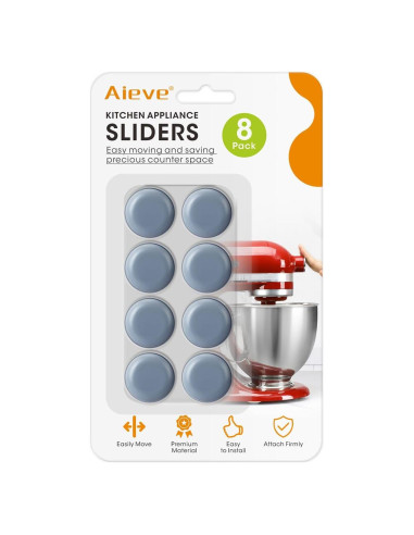 Deslizadores Aieve 8 Pcs Autoadhesivos para Electrodomésticos