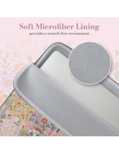 Funda para Laptop iCasso 15.6" Rosa Acolchada Impermeable 2