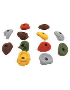 Jugs de Escalada Atomik 12 Clásicos Tonos Tierra