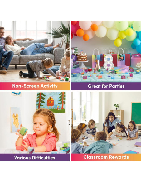 Pack de 28 Mini Cubos de Rompecabezas The Twiddlers - Juguetes Educativos